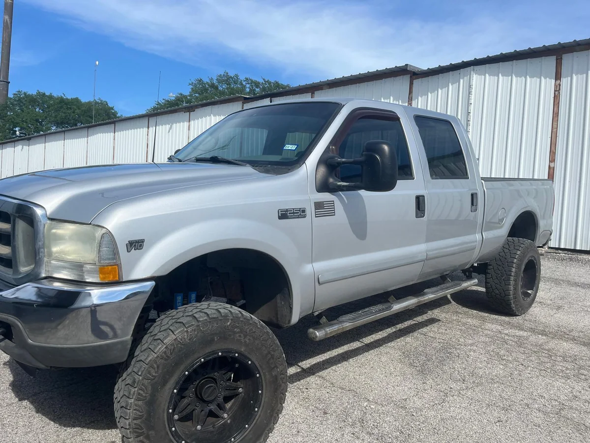 Silver Ford F-250 finished